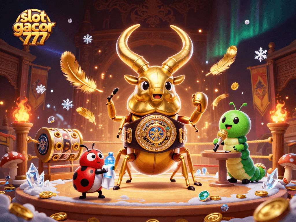 Experience the excitement of slot gacor 777 with vibrant characters and dynamic casino elements.
