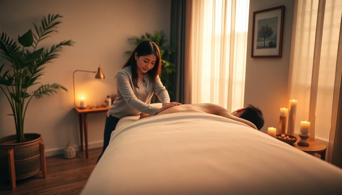 모바일 오산출장마사지 서비스가 평화로운 가정 환경에서 휴식을 제공합니다.
