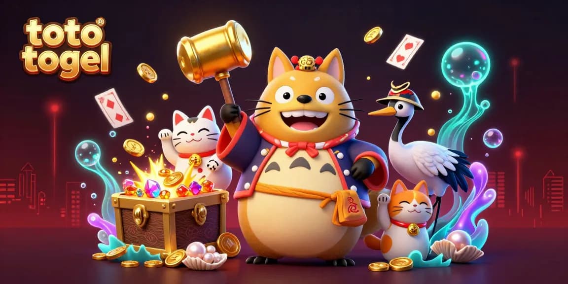 Toto togel: Rayakan keberuntungan Anda dengan karakter yang berwarna-warni dan elemen dinamis dalam adegan perjudian yang mendebarkan.