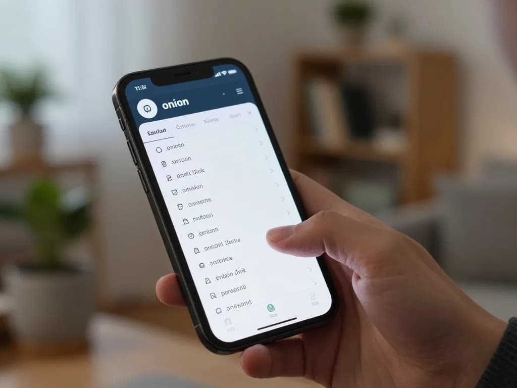 Exploring the hidden wiki on a smartphone for safe access to .onion links