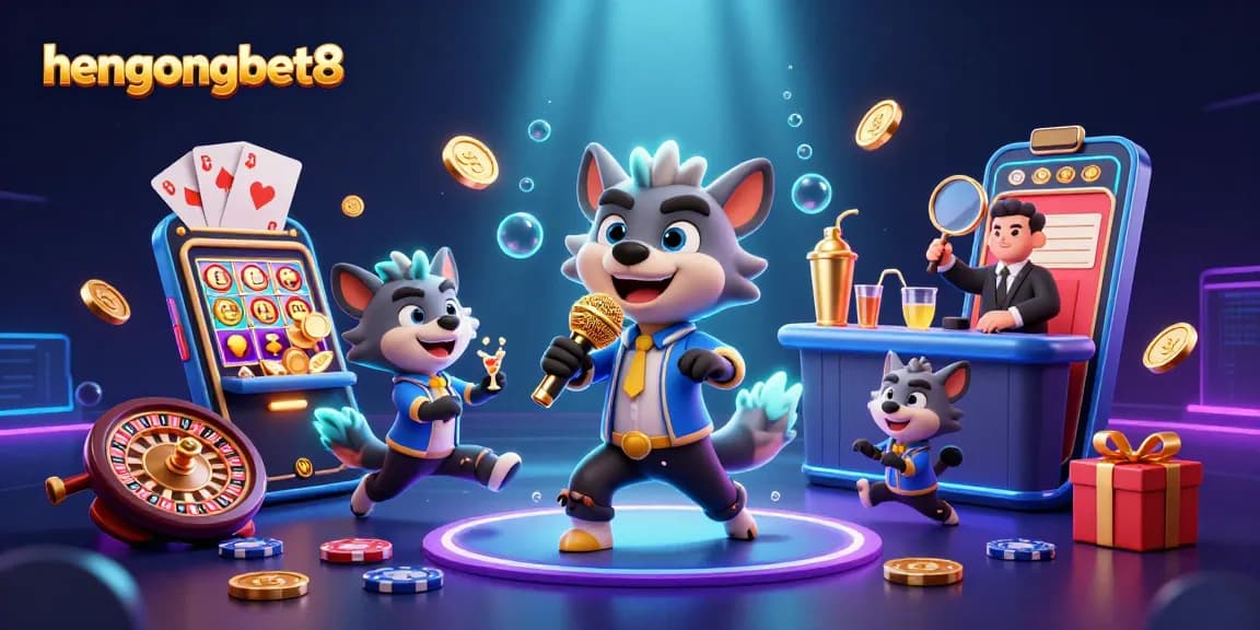 Experience thrilling casino fun with hengongbet8 featuring hyena comedians, bartenders, and bouncers in this vibrant scene.