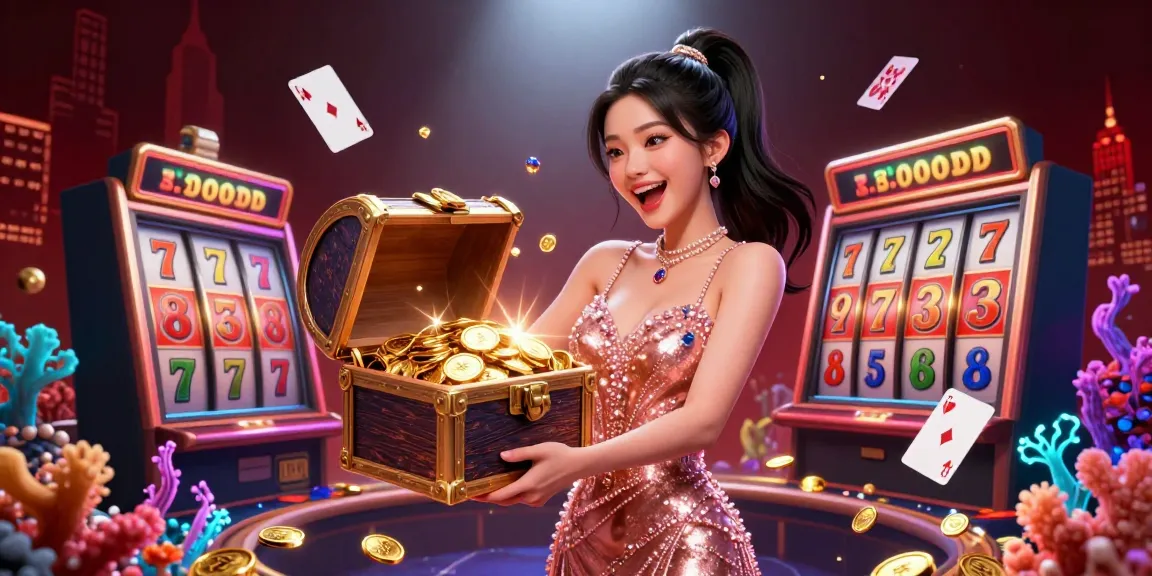 Prova il brivido del casino senza AAMS con tesori vibranti ed elementi di gioco in questa scena immersiva.