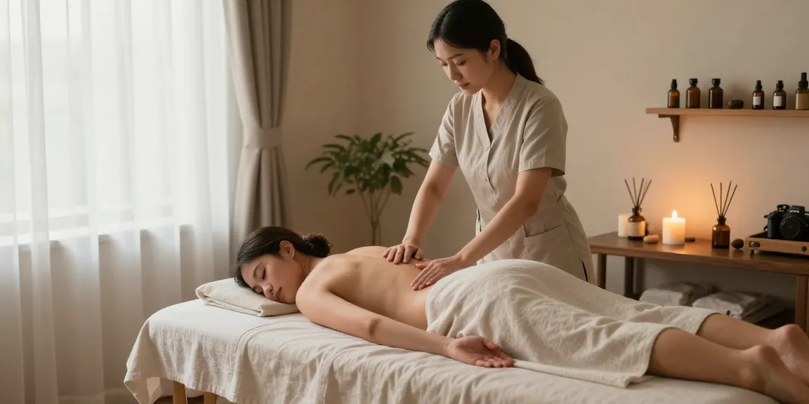 Rejuvenating 마포스웨디시 therapy session in a calm spa environment, showcasing relaxation techniques with candles and essential oils.