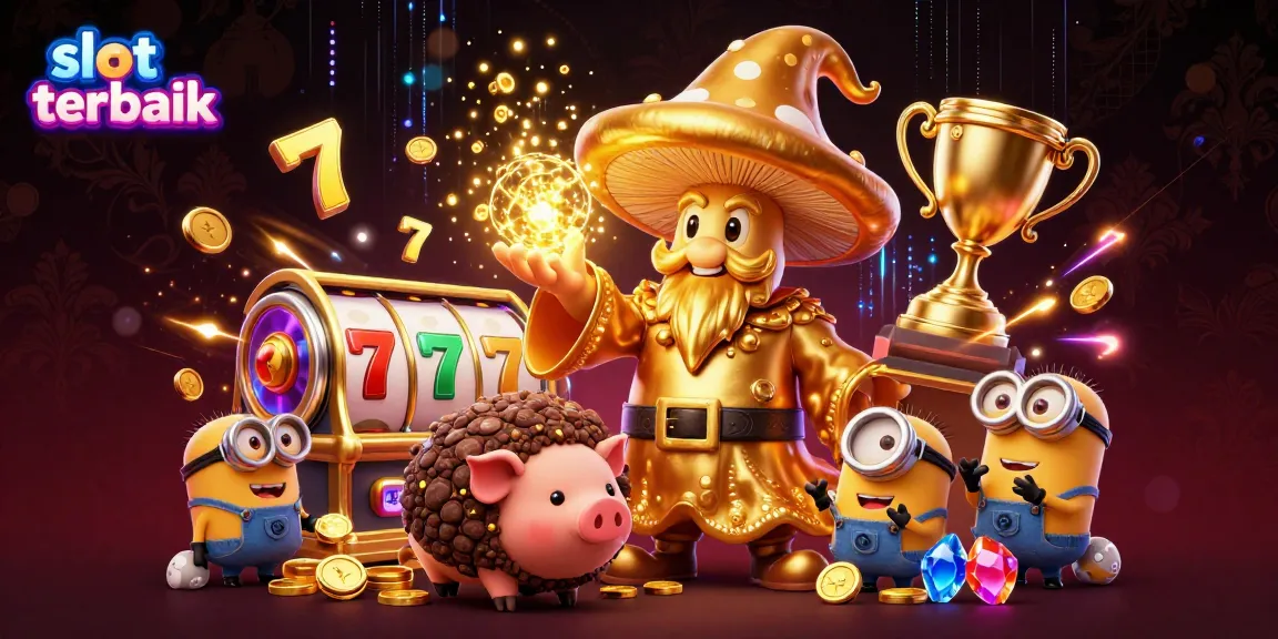 Experience the thrill of slot terbaik with explosive wins and dynamic gameplay in this vibrant, detailed 3D scene.