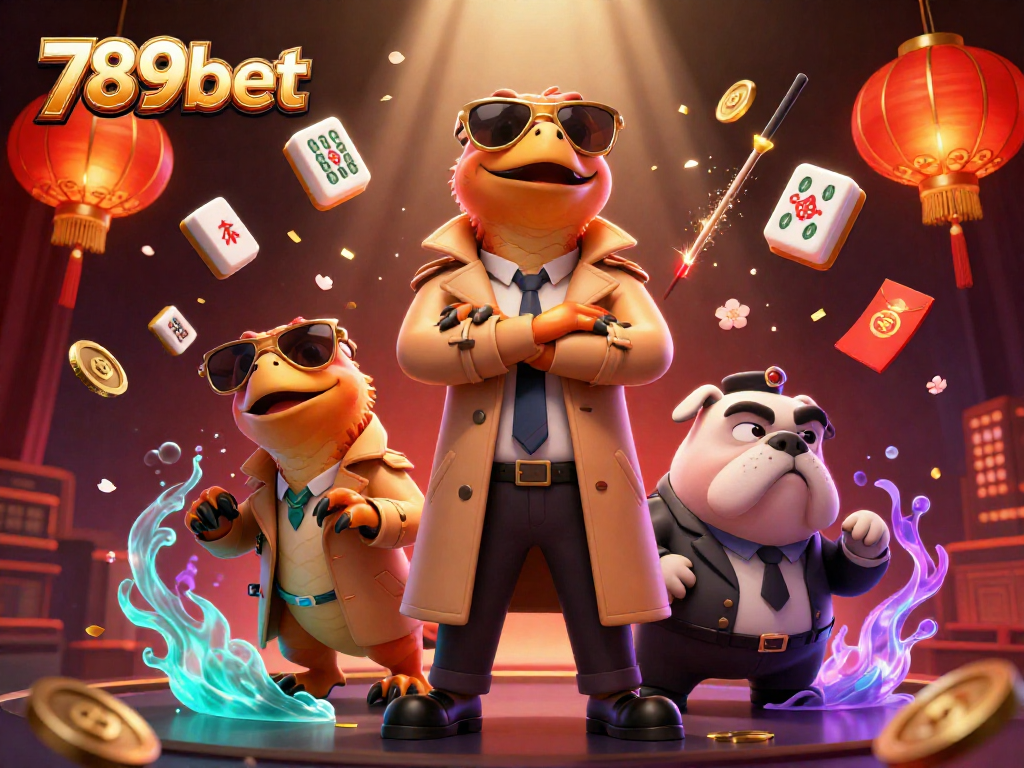 Wager on 789bet casino excitement with cartoon raptors entering a VIP lounge.