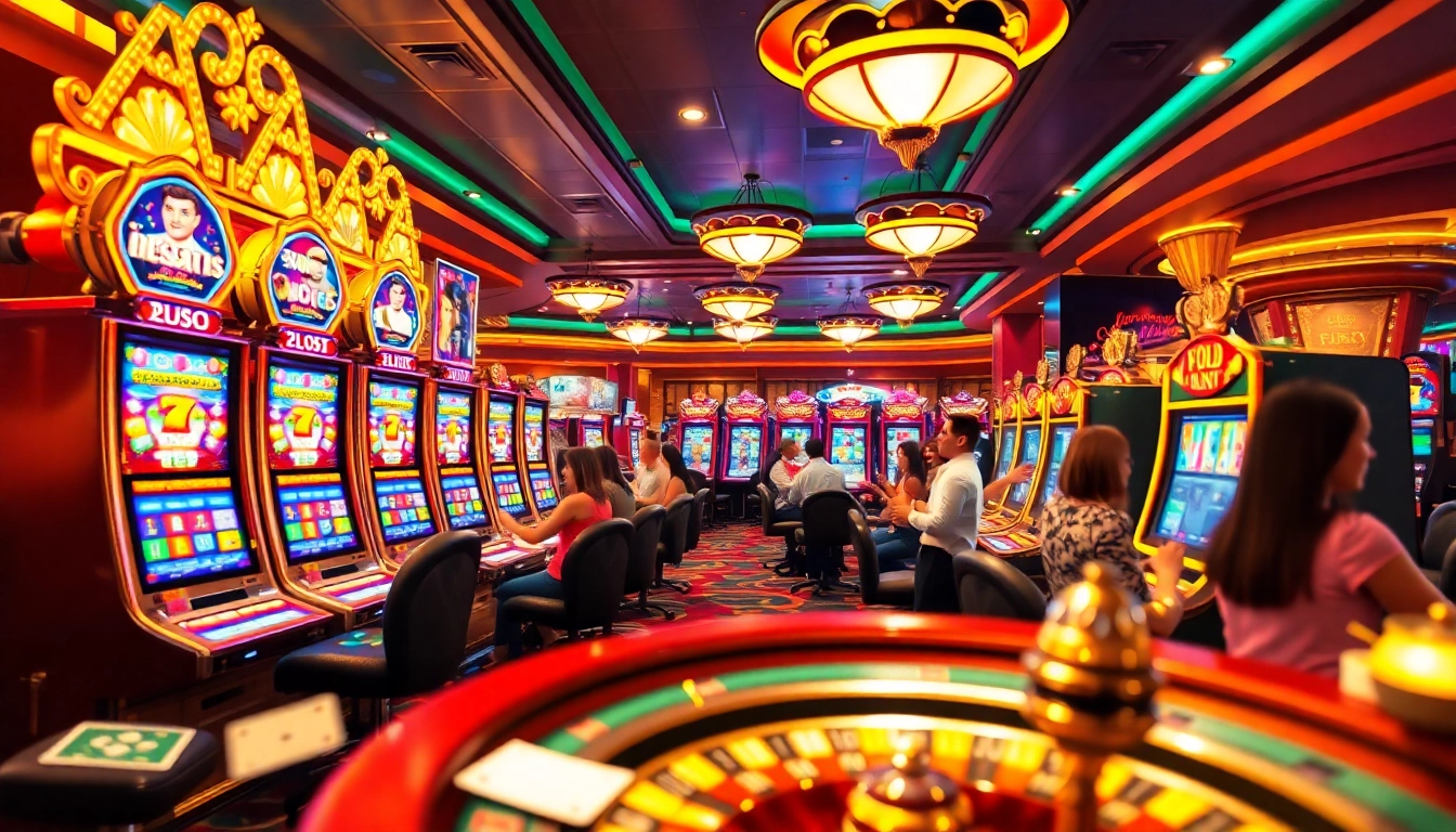 Experience the thrill of winning at https://uu88.gl/ with vibrant slot machines and enthusiastic players.