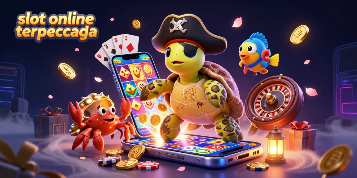 Mainkan slot online terpercaya dengan karakter lucu di tengah tumpukan harta karun dan permainan kasino yang mengasyikkan