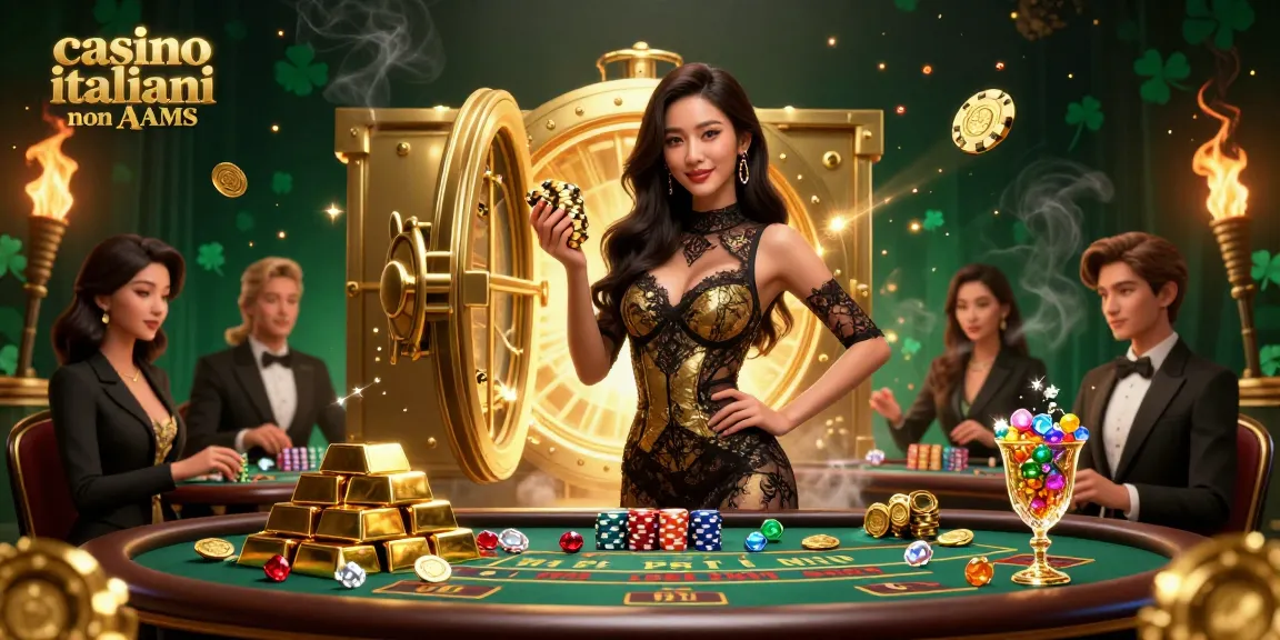 Vivi brividi ad alto rischio nei casino italiani non AAMS con ambienti lussuosi e tesori dorati.