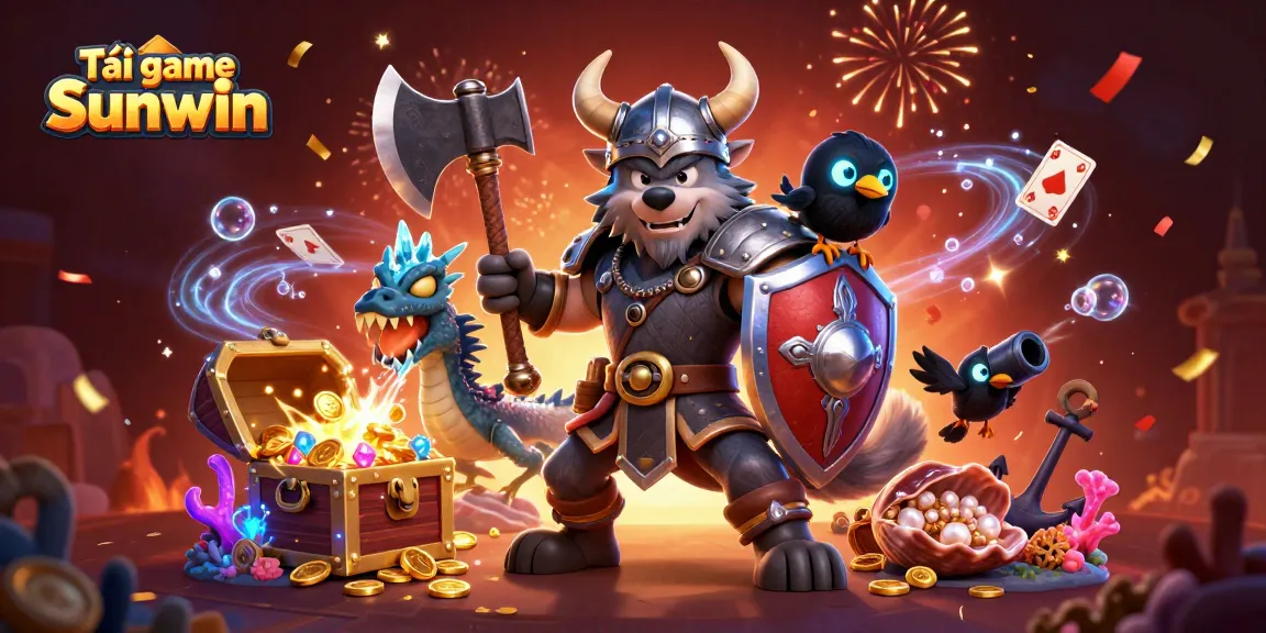Engage with the Tải game Sunwin adventures featuring Viking warriors, dragons, and treasures.