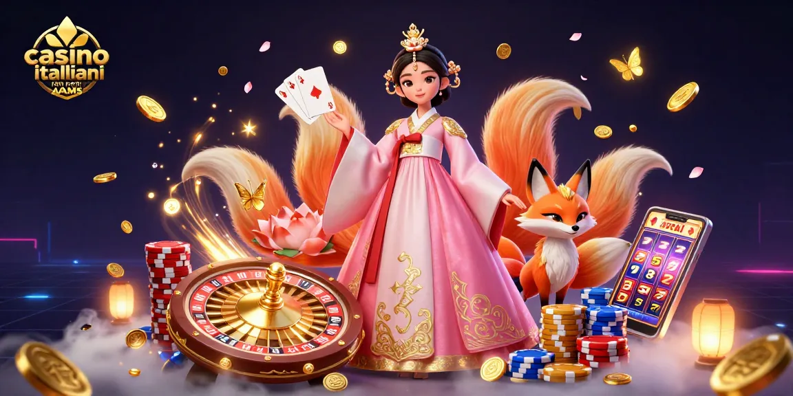 Vivi momenti emozionanti nei casino italiani non AAMS con rulli che girano, gettoni e una volpe adorabile.