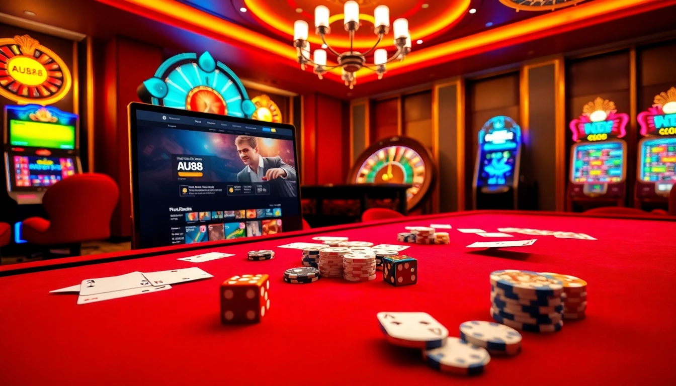 Experience the excitement of online gambling with https://au88.select/ showcasing vibrant casino gaming.