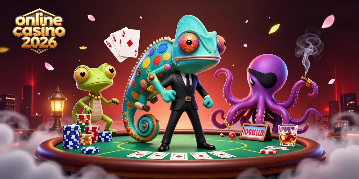 Az online casino 2026 szórakozást kínáló karakterek izgalmas jelenete, stílusos titkos ügynökkel.
