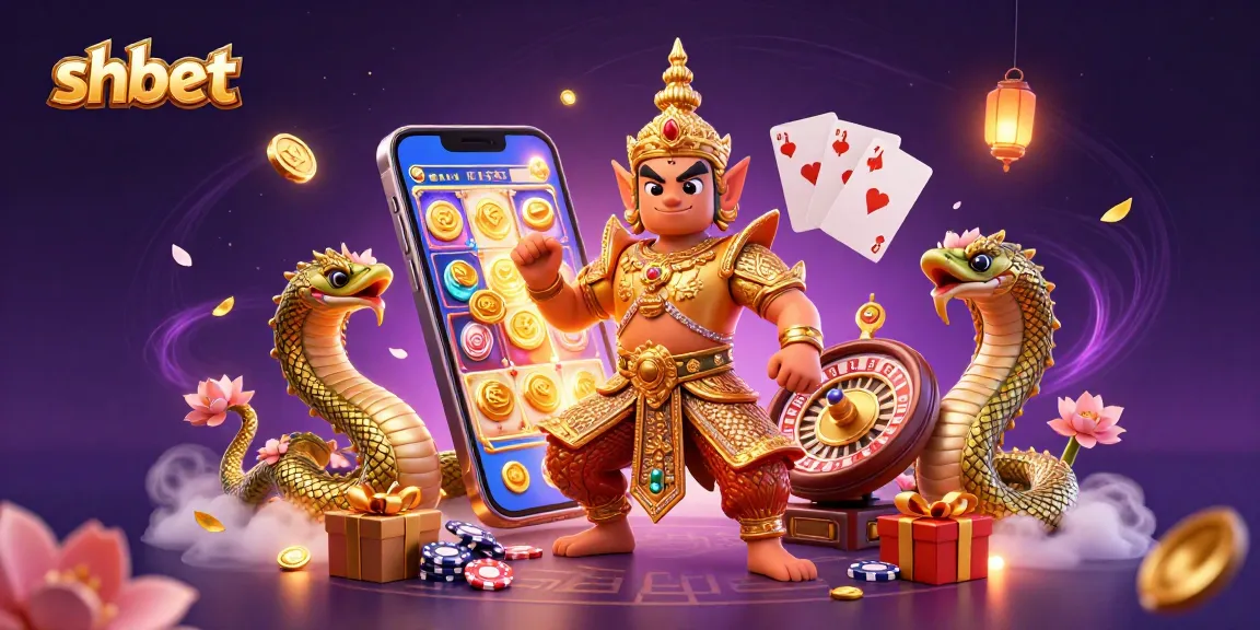 Experience thrilling spins on shbet in a vibrant 3D casino scene with lucky charms and magical energy.
