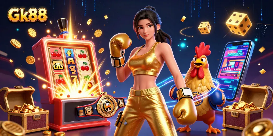 Experience thrilling action at Gk88 with dynamic gaming elements and vibrant characters.