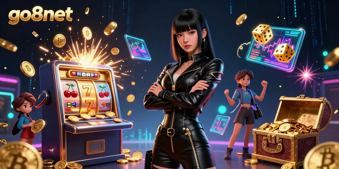 Experience epic wins at go8net with our stunning 3D casino scene filled with golden jackpots!