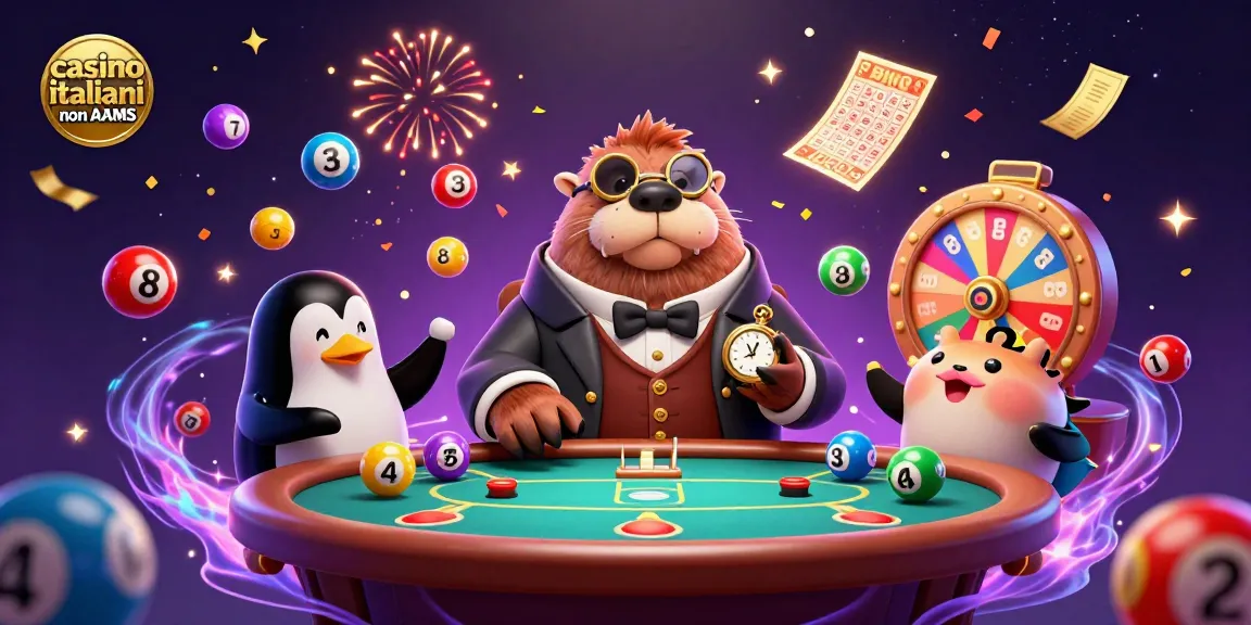 Scena coinvolgente che mostra casinò italiani non AAMS con un tricheco e elementi colorati a un tavolo sottomarino.
