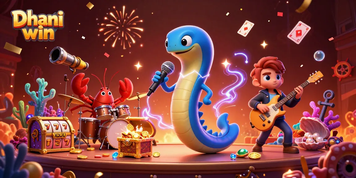Dhani win offers thrilling gameplay with an electric eel DJ and gaming action in a vibrant underwater casino.