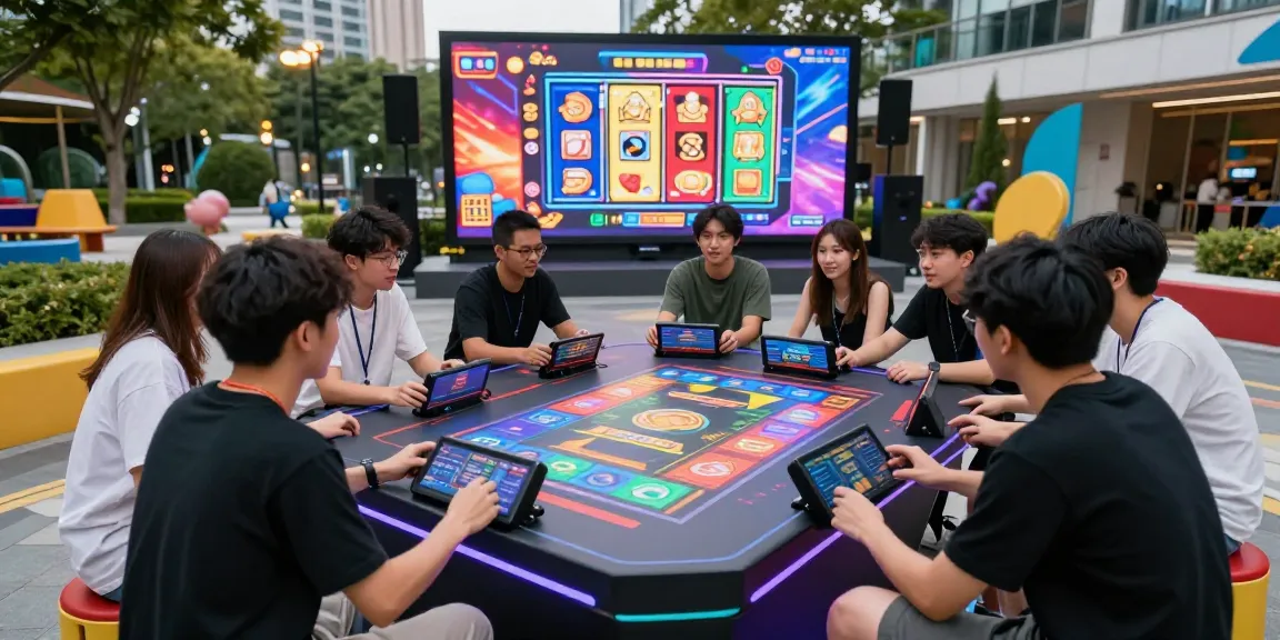 Platform permainan slot online KUDALIAR89 di taman perkotaan yang ceria.