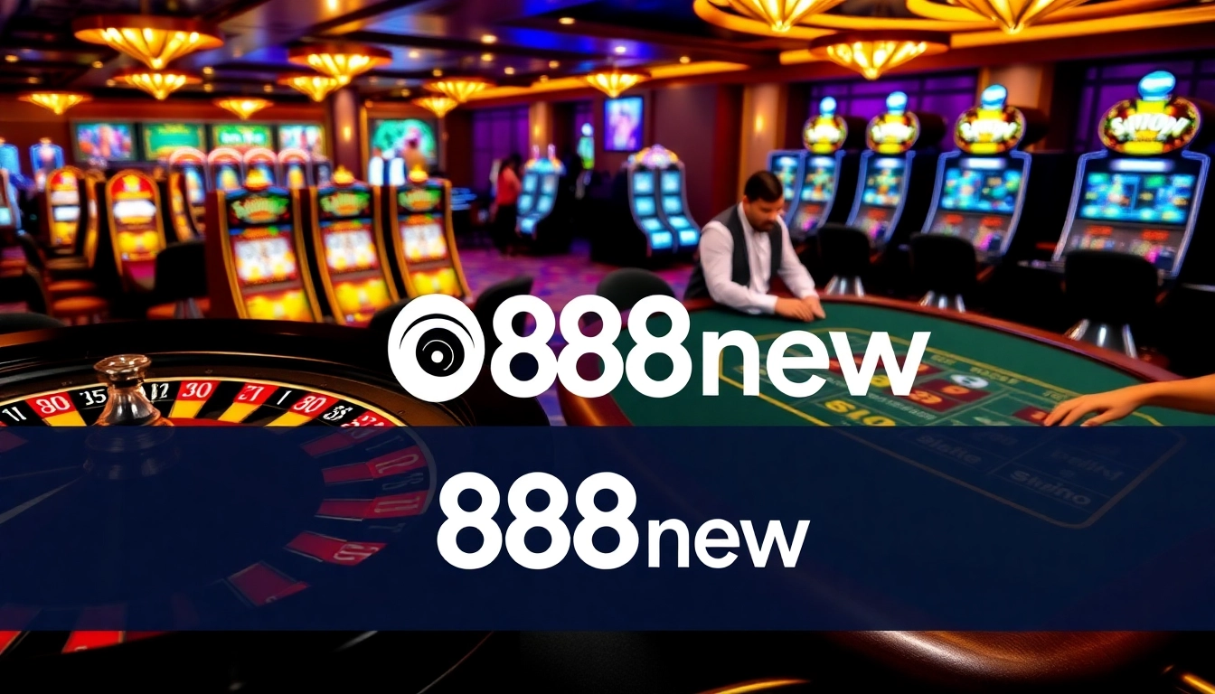 Experience thrilling gameplay at 888new's vibrant casino with poker and roulette.