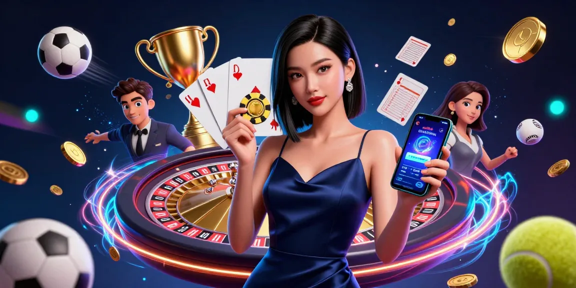 Engage in the thrilling games at Rikvip with a confident player showcasing casino app and golden chip.