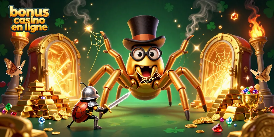Profitez d'un bonus casino en ligne avec une illustration captivante de personnages de casino.