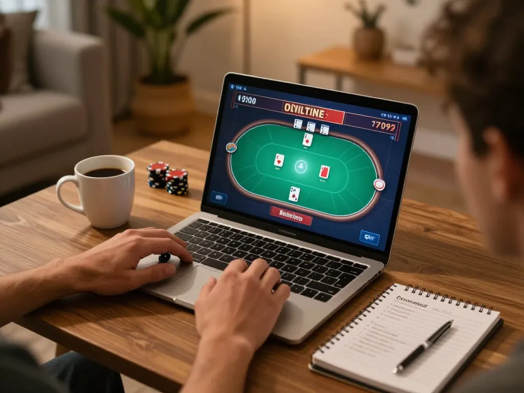 Engaging in online poker at home shows the xx88 asia online casino experience with strategic gameplay.
