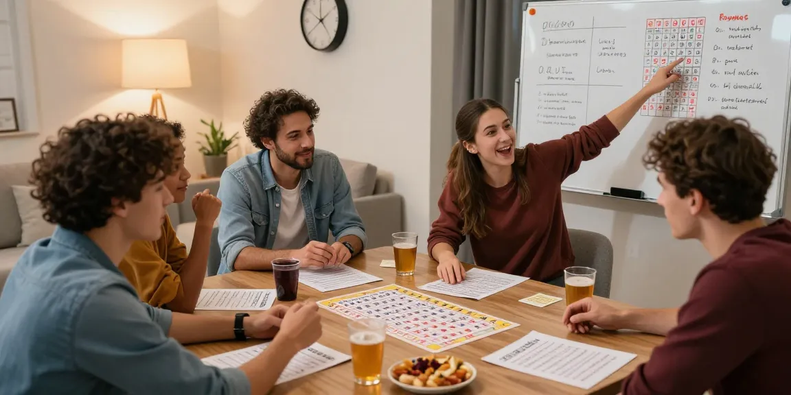 Analisis angka untung dalam permainan togel oleh sekelompok teman di ruang tamu yang nyaman.