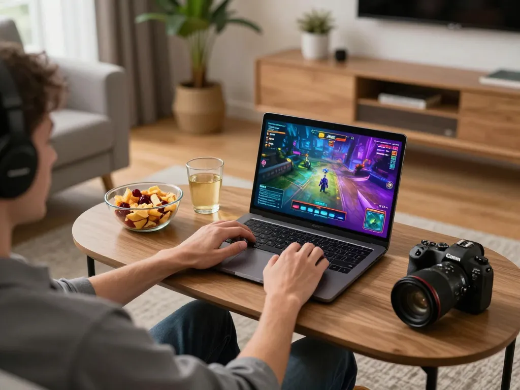 Engaging in online gaming at home through nhà cái QQ88 with vibrant design and cozy atmosphere
