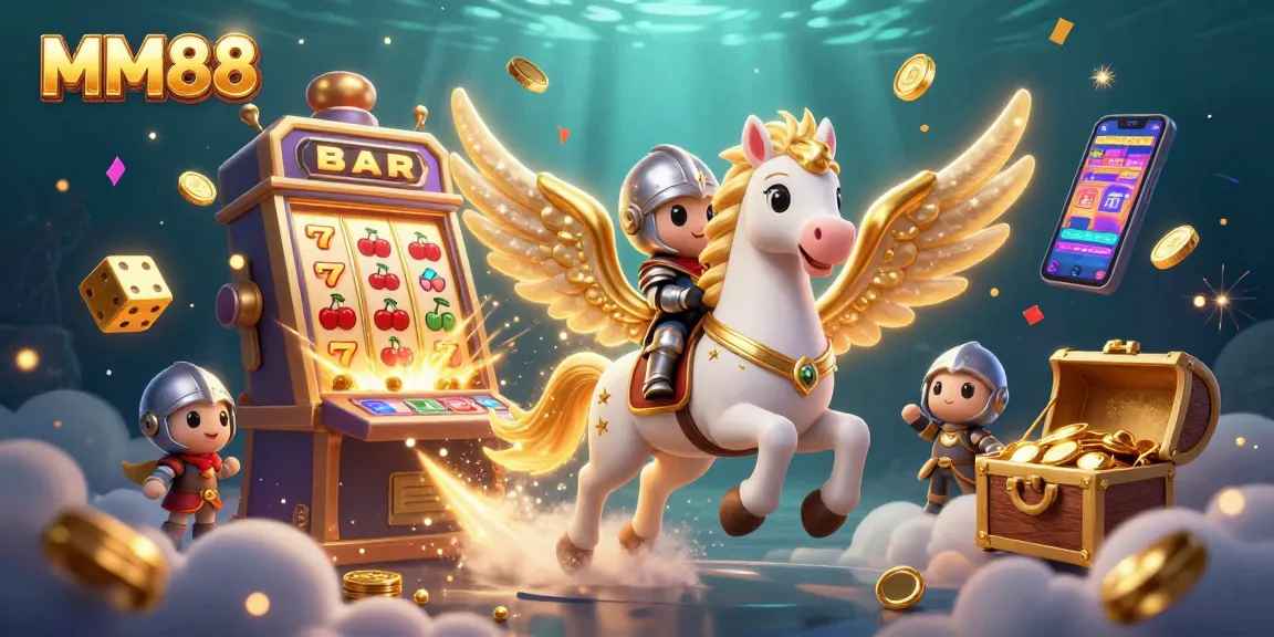 Immerse in MM88's exciting jackpot with dynamic slots and charming characters in the cloud!