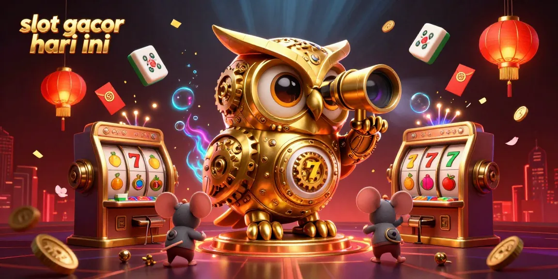 Engage with the exciting world of slot gacor hari ini, where luck meets vibrant casino elements in a dynamic 3D scene.