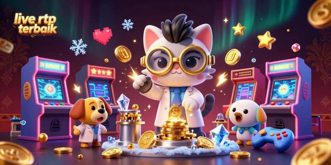 Experience live rtp terbaik with vibrant gaming action in this animated casino scene.