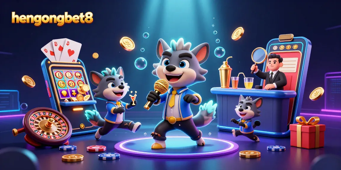Experience thrilling casino fun with hengongbet8 featuring hyena comedians, bartenders, and bouncers in this vibrant scene.
