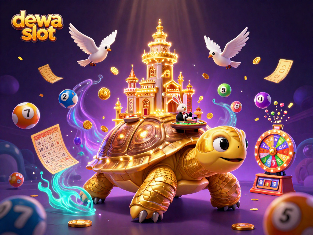 Meraih kemenangan dalam permainan dewa slot sambil menikmati suasana kasino yang meriah dengan elemen fantastis.