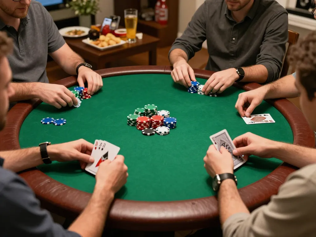 Engaging in a thrilling poker game, these players seek to master the nsfw game with strategic moves and camaraderie.