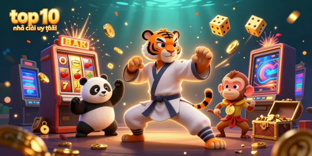 Experience exhilarating gameplay with top 10 nhà cái uy tín featuring dynamic characters and vibrant casino elements.