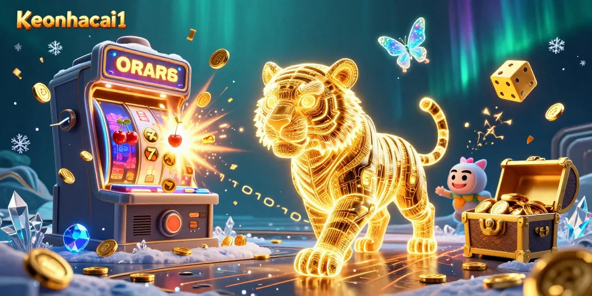 Experience the thrill of keonhacai1 with an explosive jackpot in this vibrant casino scene.