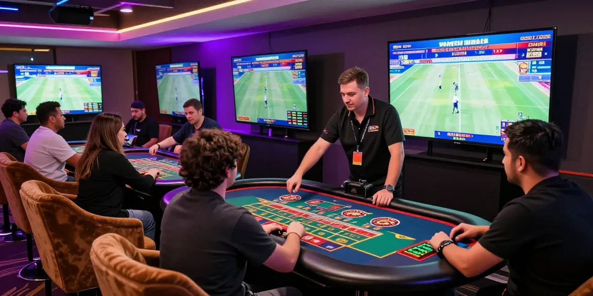 Engaged players enjoying online gambling with dynamic screens at the best platform, 閱讀更多 on betting strategies and experiences.