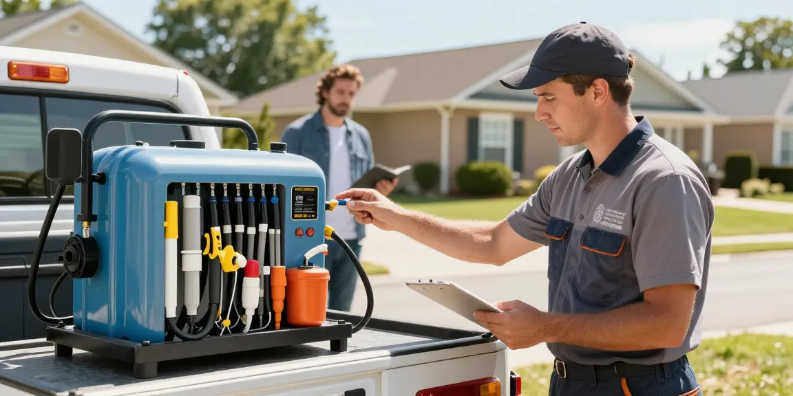 Septic pumping services by trusted local provider in residential area.