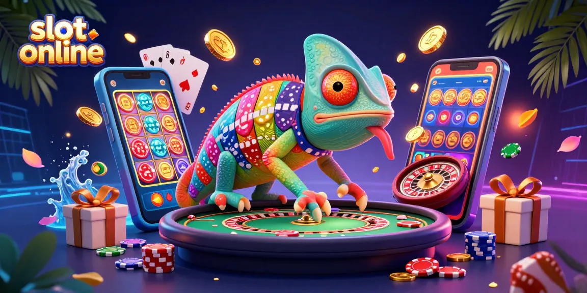 Experience excitement with slot online gaming featuring a vibrant casino scene filled with golden coins.