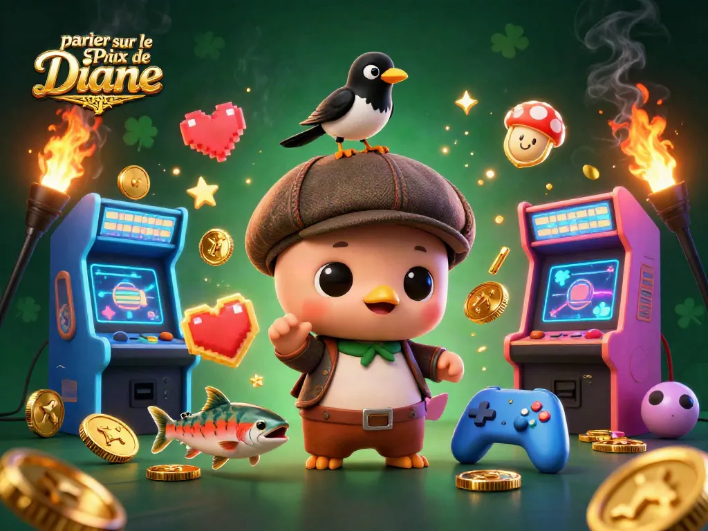 Experience excitement and action as you parier sur le Prix de Diane Longines with vibrant gaming elements.