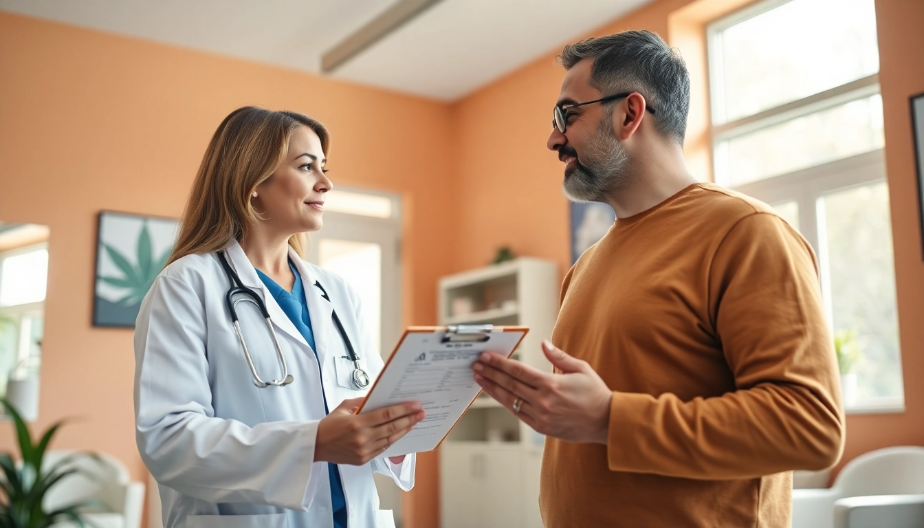 Get Medical marijuana card consultations in a bright, professional healthcare office.