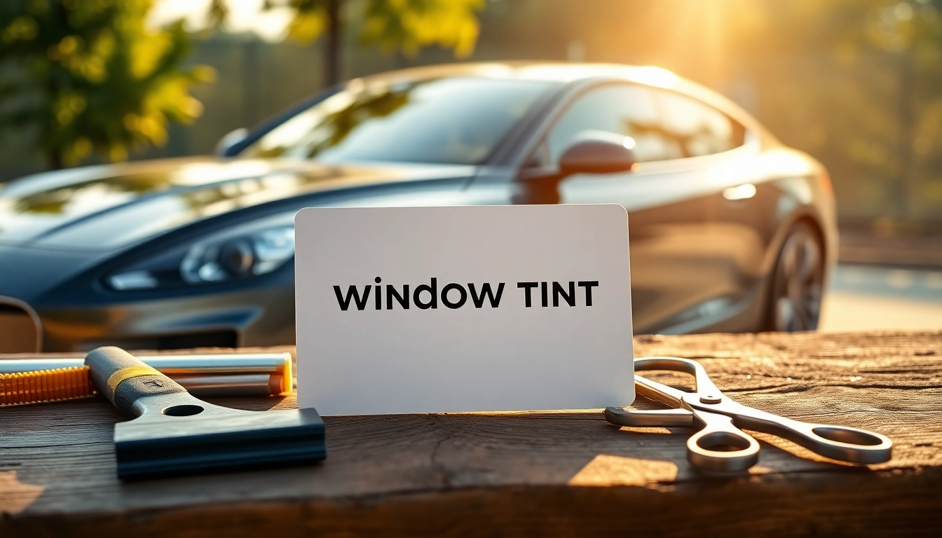 Enhance your vehicle with a window tint gift card featuring premium service options.