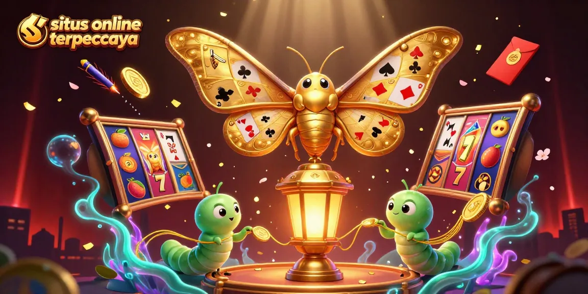 Memenangkan jackpot di situs online terpercaya dengan grafik slot yang menakjubkan dan simbol keberuntungan.