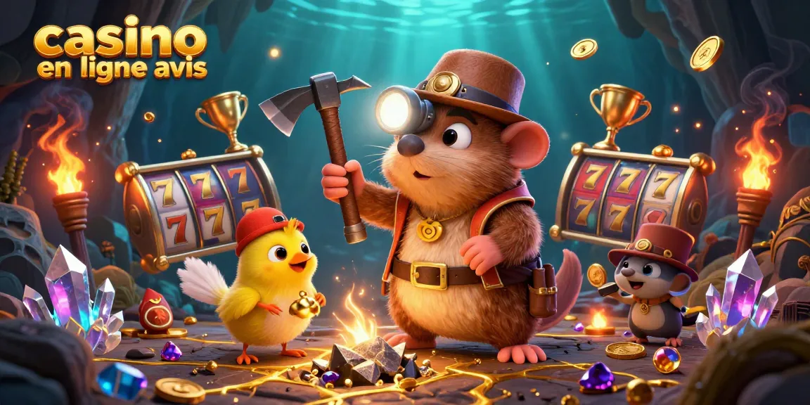 Participez à des expériences de jeu palpitantes grâce à casino en ligne avis dans cette illustration 3D vibrante d'un taupe chasseur de trésor.