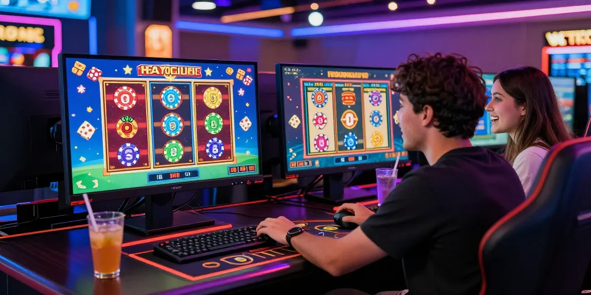Excited players exploring their slot bonus new member 100 while engaging in an immersive gambling experience on a modern gaming platform.