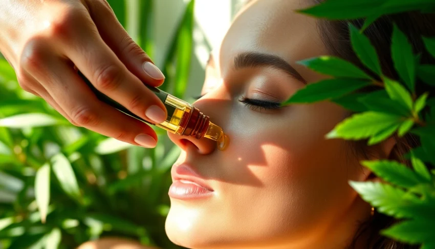 Apply CBD oil for skin to enhance hydration and promote a healthy glow.