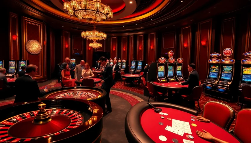 Experience the thrill of F168 with players betting at an electrifying casino table.