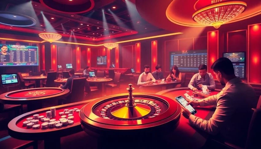 Engage with the exciting atmosphere of online gambling at ink vao 12bet with vibrant casino visuals.