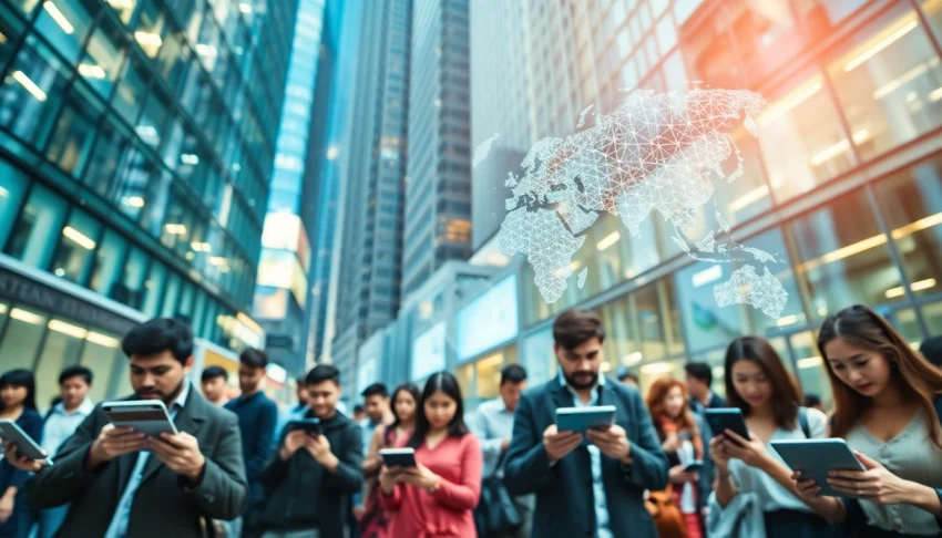 快连官网 showcasing seamless global connectivity through modern devices