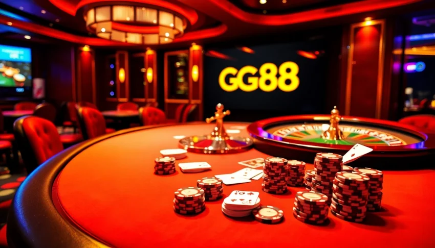 Catch the excitement of gg88 gaming at a luxurious casino with poker and roulette.